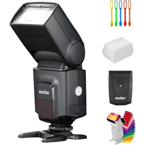 Godox Wireless 433MHz GN33 Camera Flash Speedlite with Built In Receiver - Picture 1 of 8